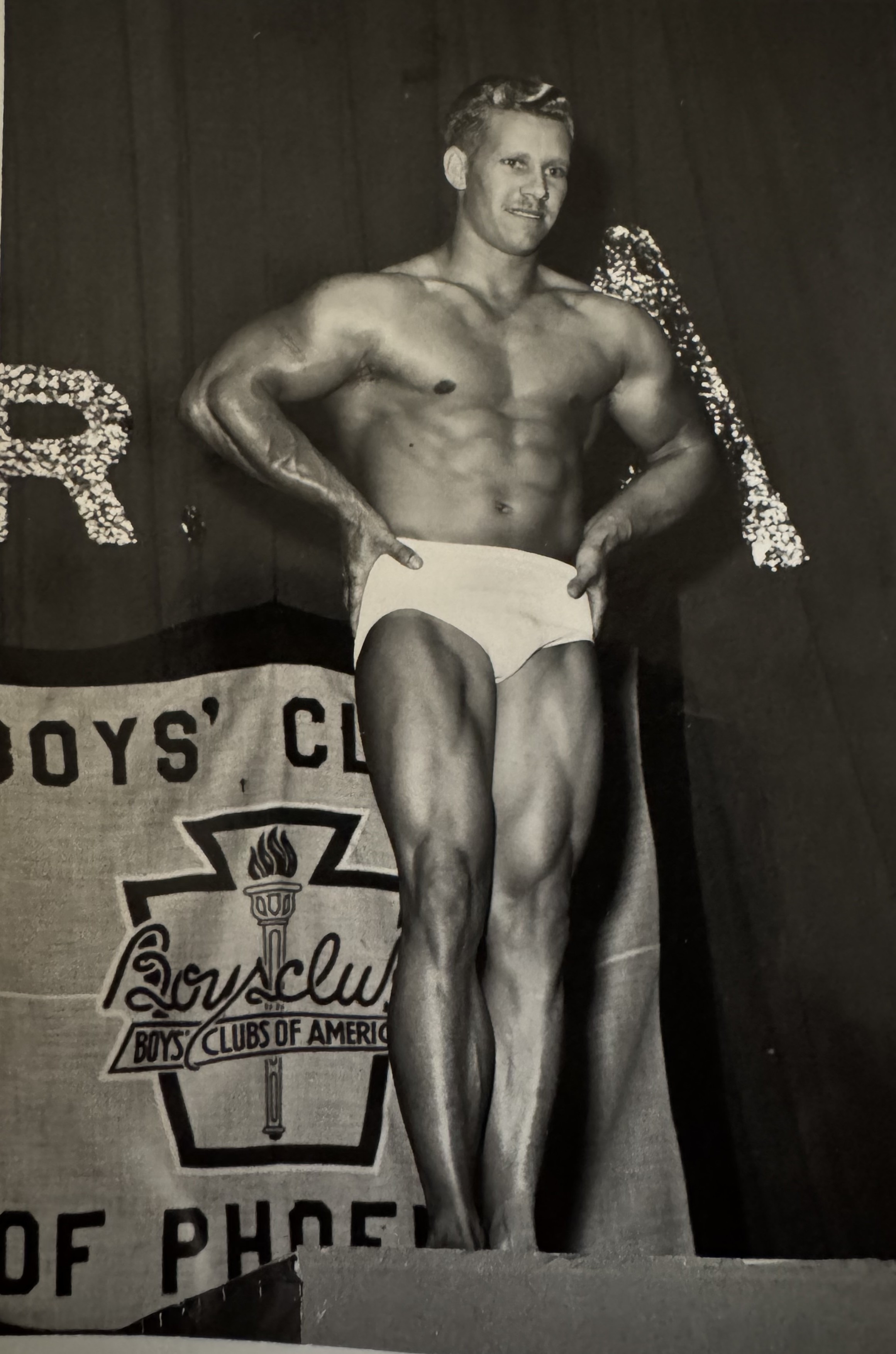 Gail Crick on stage at the Boys Club of America, Phoenix