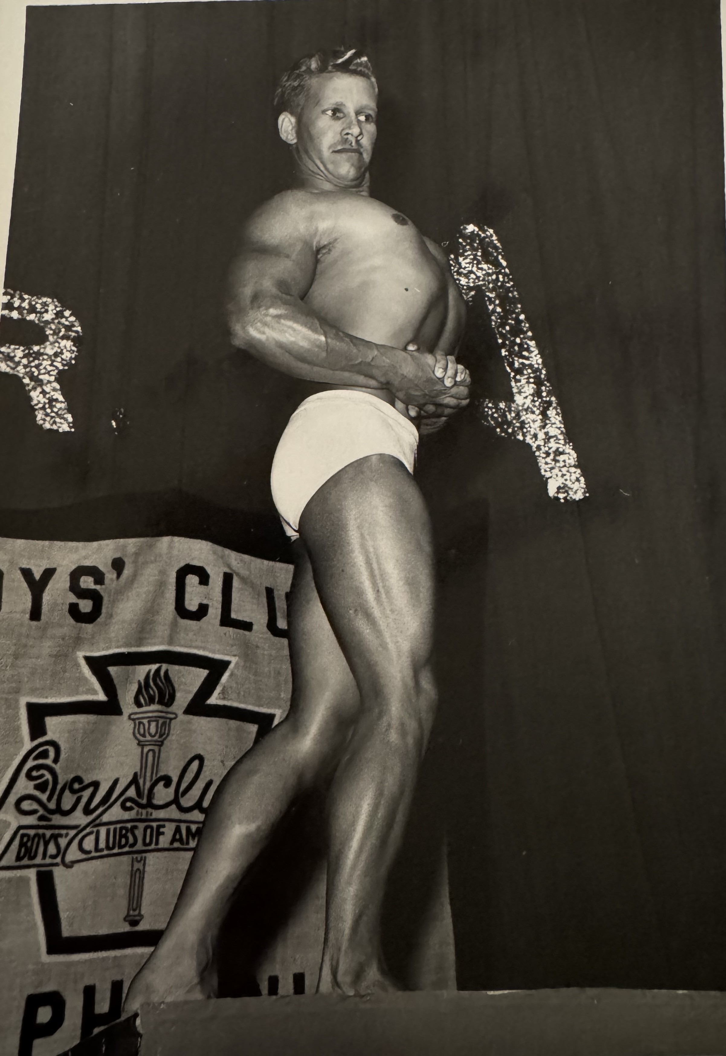 Gail Crick - profile pose on the Boys Club of Phoenix stage