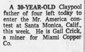 Tucson Citizen, June 22 1961 - 30-year-old Claypool father of four